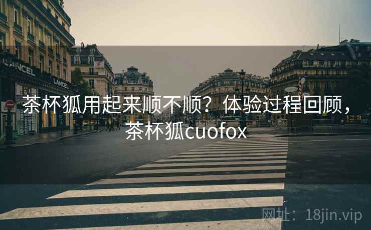 茶杯狐用起来顺不顺?体验过程回顾,茶杯狐cuofox 茶杯狐用起来顺不顺?体验过程回顾,茶杯狐cuofox